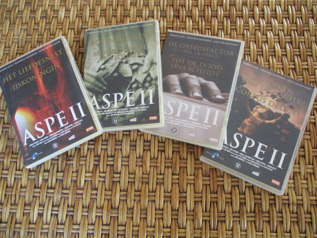 Aspe, 4 DVD's van seizoen 2, Cd's en Dvd's, Gebruikt, Misdaad, Seizoen 2, Vanaf 12 jaar
