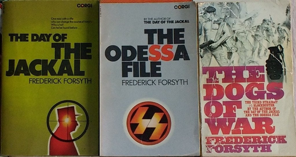 Frederick Forsyth: 3 thrillers (Paperback, Engelstalig), Ophalen, Gelezen