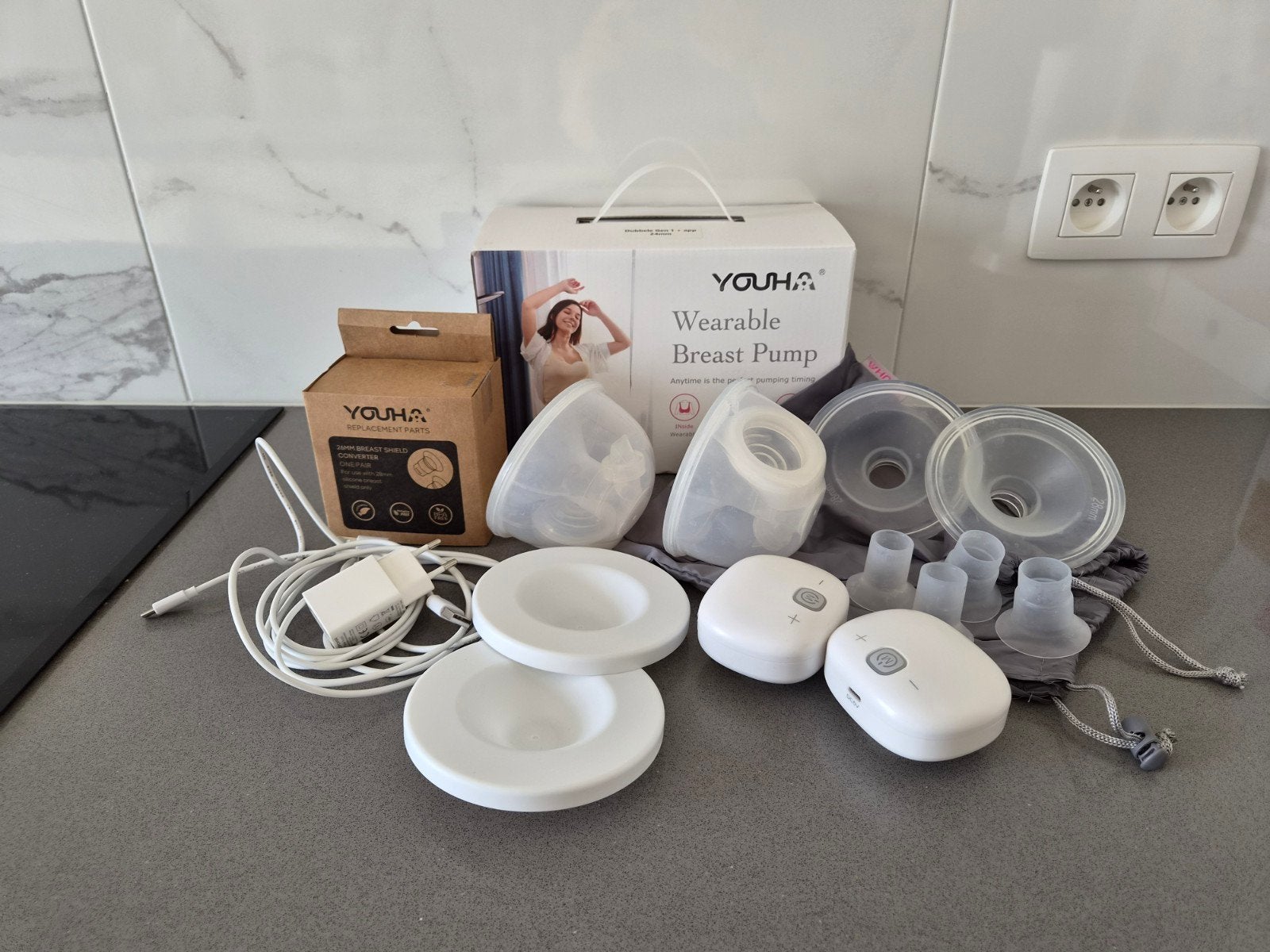 Dubbelzijdige kolf Youha Gen 1 + app, Kinderen en Baby's, Babyvoeding en Toebehoren, Ophalen, Youha