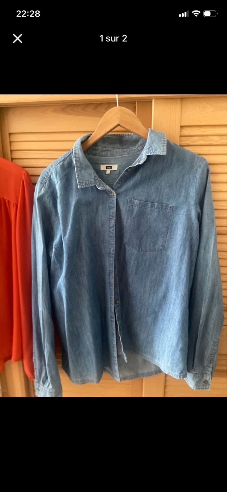Spijkerhemden, Kleding | Dames, Ophalen, Zo goed als nieuw, Overige jeansmaten
