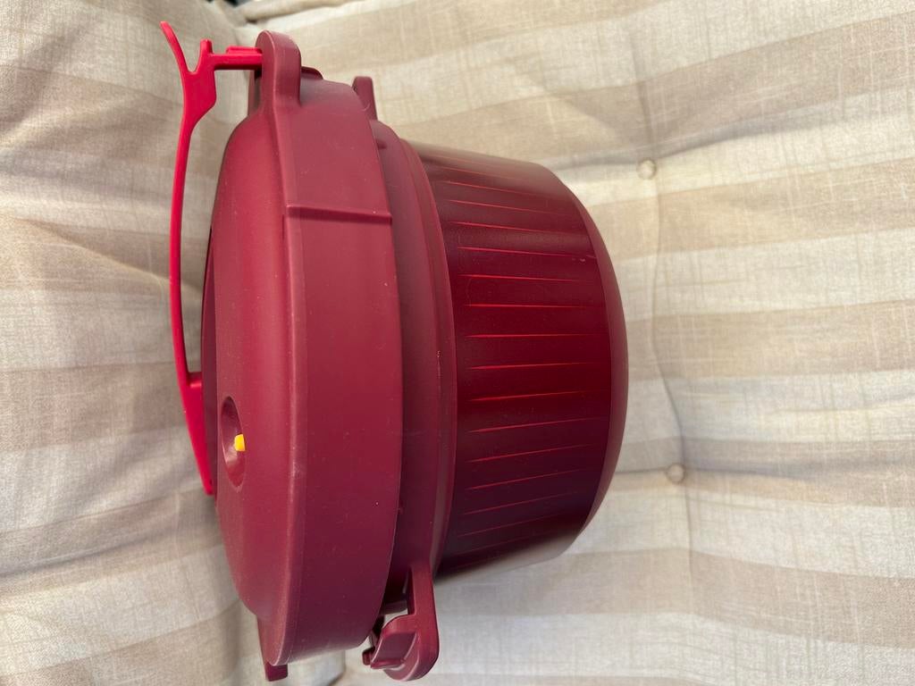 Micro Minuut magnetron snelkookpan, Enlèvement ou Envoi, Comme neuf, Rouge