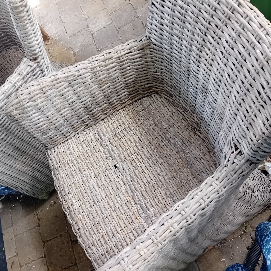 Tuinstoelen, Enlèvement, Utilisé, Rotin