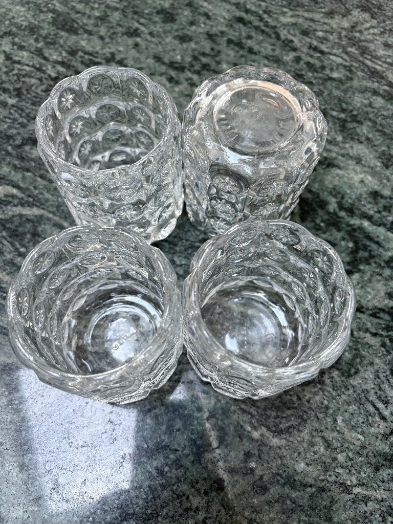 4 verres Ikea épais, Collections, Verres & Petits Verres, Enlèvement ou Envoi, Comme neuf, Autres types