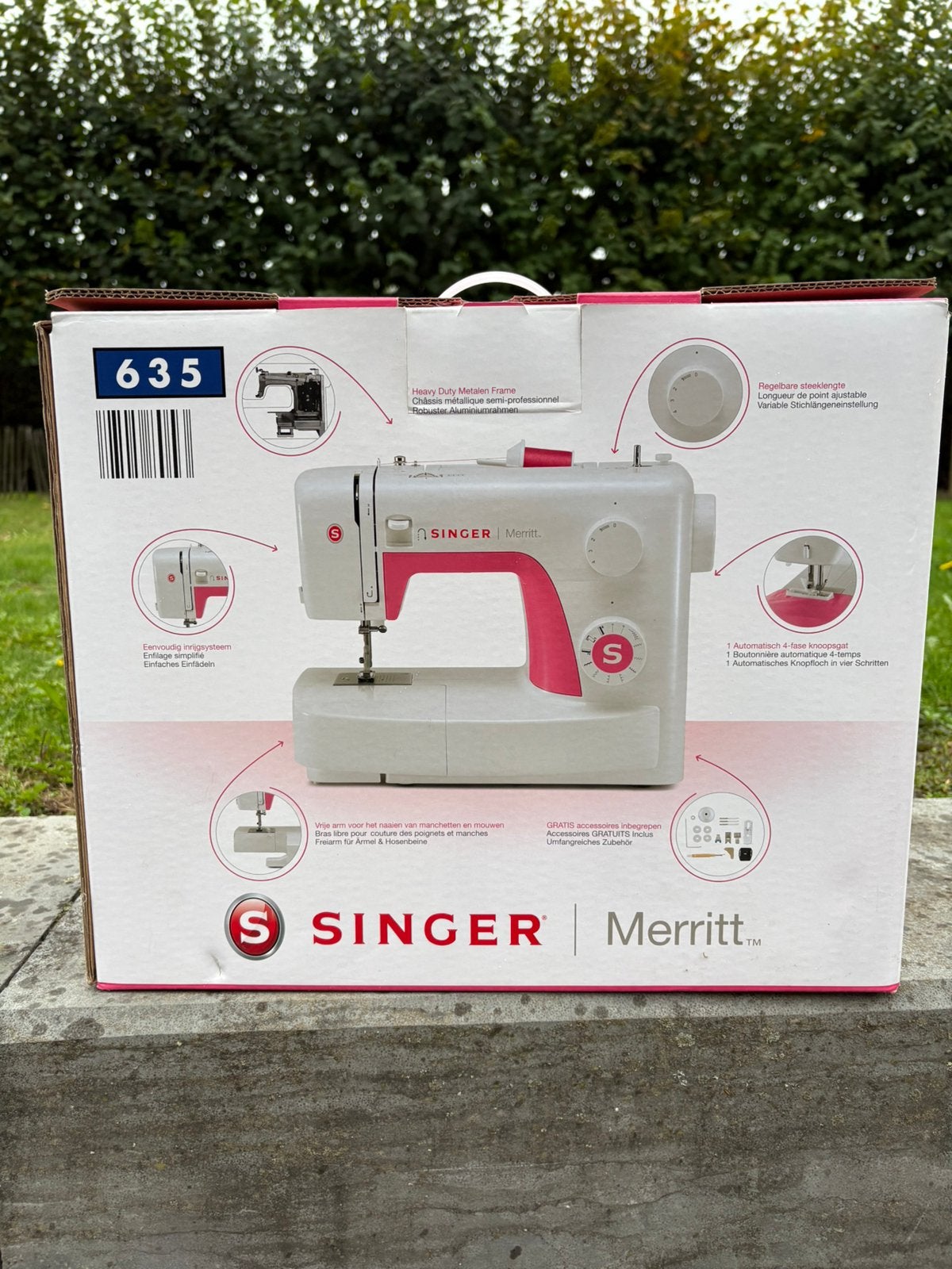Singer Merritt naaimachine “NIEUW IN DE DOOS”, Ophalen of Verzenden, Zo goed als nieuw, Naaimachine, Singer