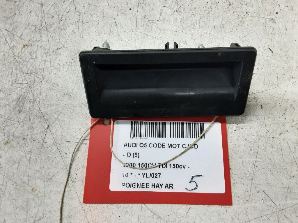POIGNEE COFFRE / HAYON ARRIERE Audi Q5 (8RB) (5N0827566B), Autos : Pièces & Accessoires, Auto-Union-Straße  1,
85057  Ingolstadt, DE