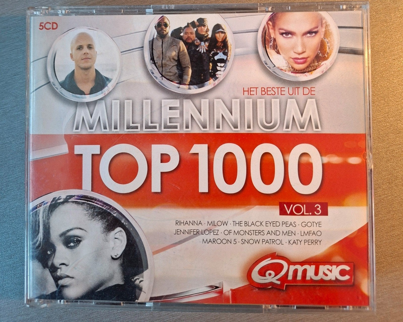 Boîte de 5 CD. Q. Musique. Millennium Top 1000. Volume 3., Enlèvement ou Envoi