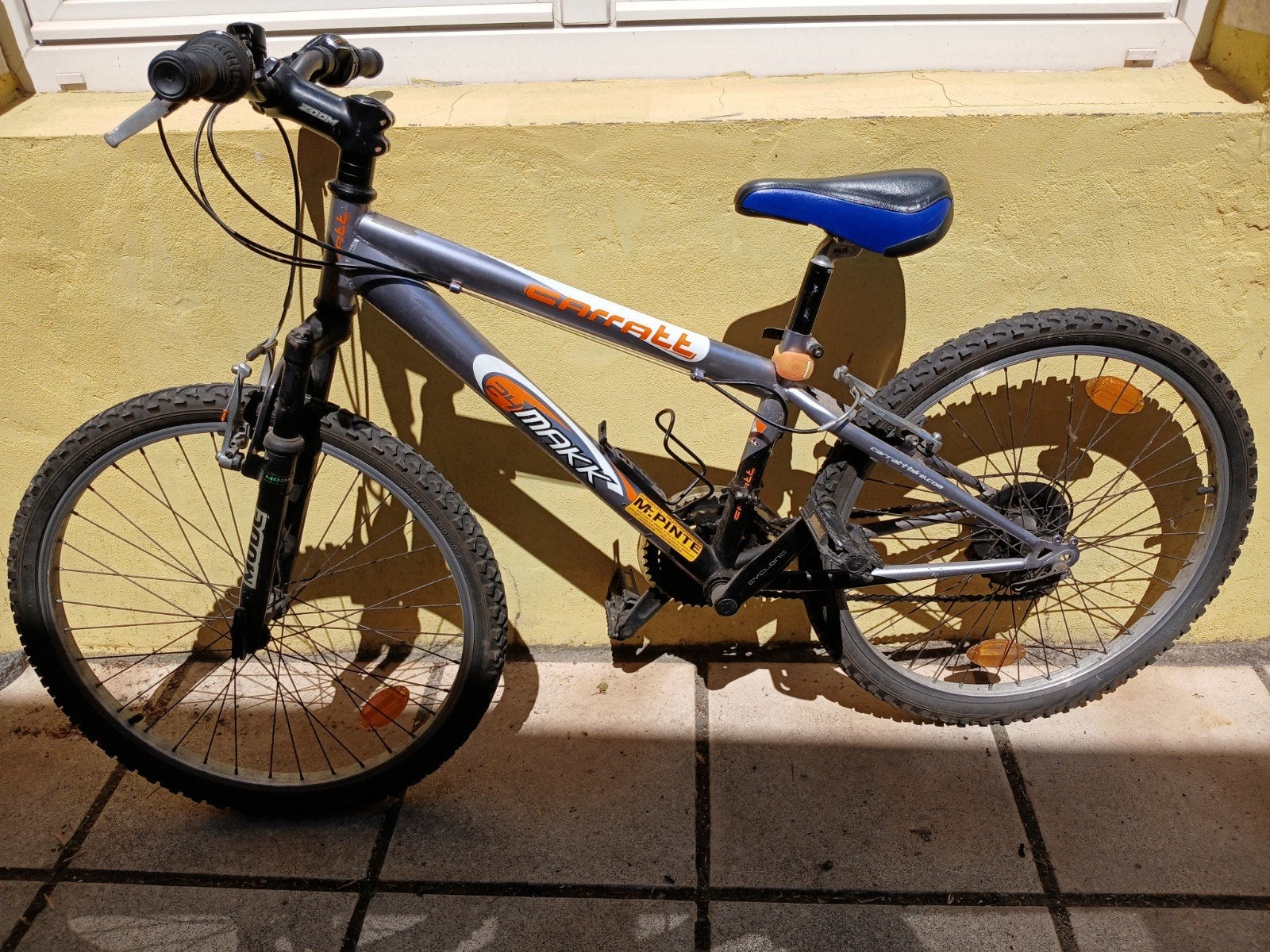 24 inch mountainbike voor kinderen, Ophalen, Gebruikt, Velgrem, V-brakes
