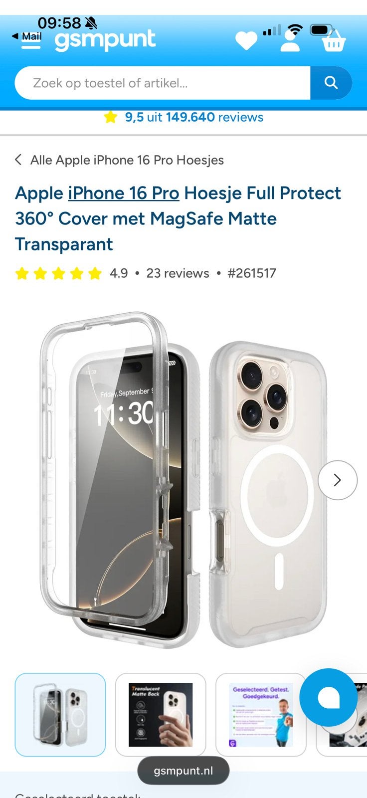 Iphone 16 pro hoesje, Télécoms, Téléphonie mobile | Housses, Coques & Façades | Apple iPhone, Neuf, IPhone 16 Pro, Façade ou Cover