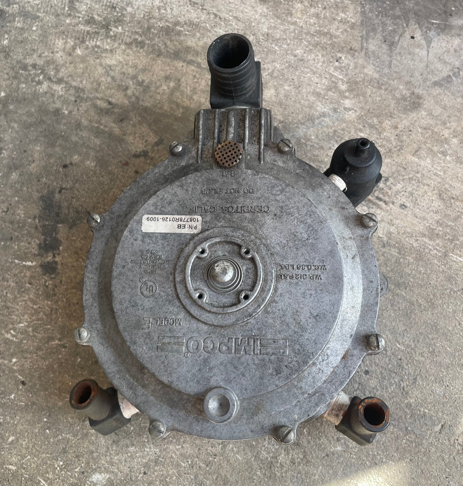 Impco lpg, Ophalen