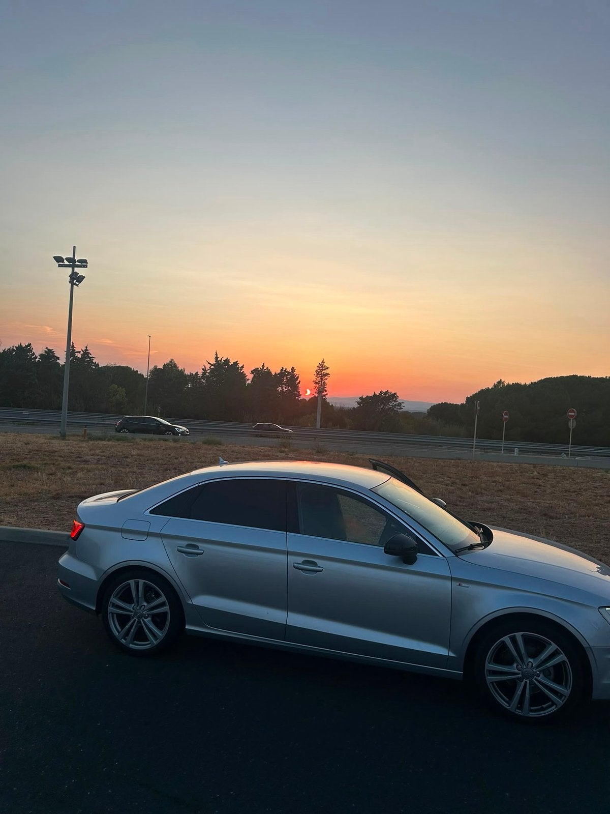 Audi A3 Sedan S Line 2014, Auto's, Euro 5, Stof, Zwart, 4 cilinders