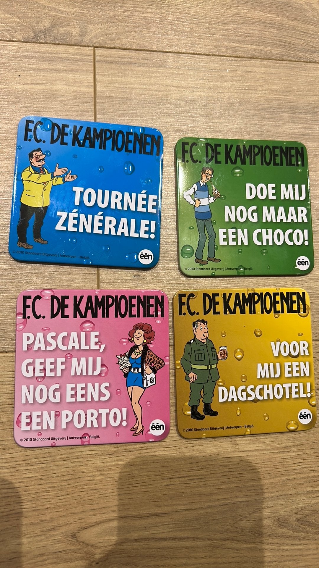 FC kampioenen set onderzetters 2010, Verzamelen, Ophalen of Verzenden, Nieuw