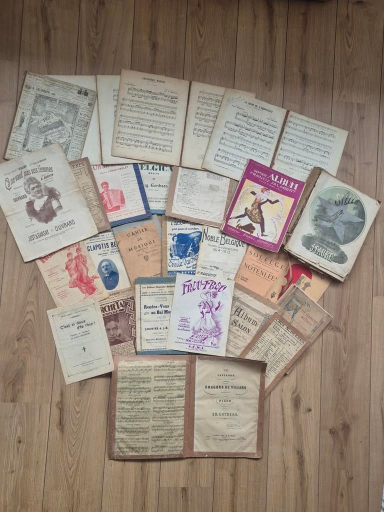 Bladmuziek van voor 1950, Ophalen of Verzenden