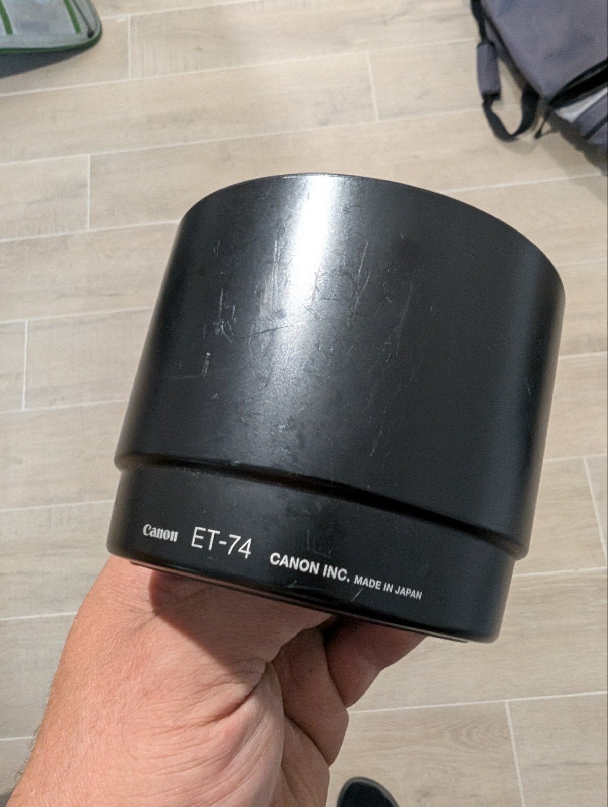 Canon zonnekap ET74, TV, Hi-fi & Vidéo, Appareils photo numériques, Sans zoom optique, Enlèvement ou Envoi, Canon, Pare-soleil