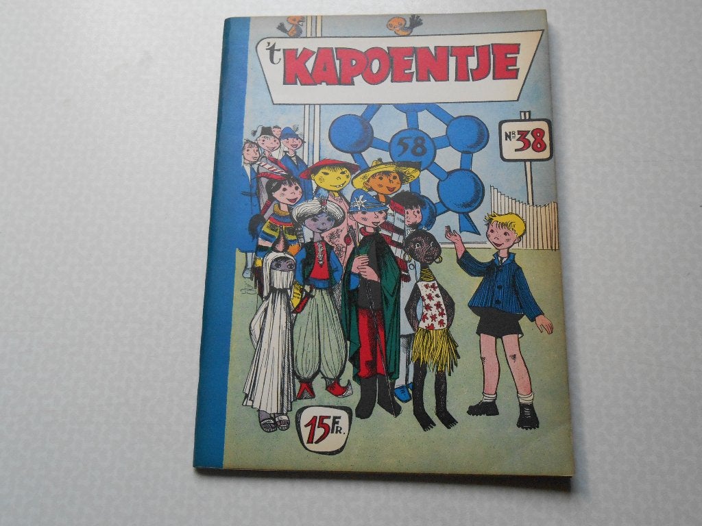 Kapoentjes Album 38 1 ste druk 1958., Marc Sleen, Eén stripboek, Ophalen of Verzenden, Zo goed als nieuw