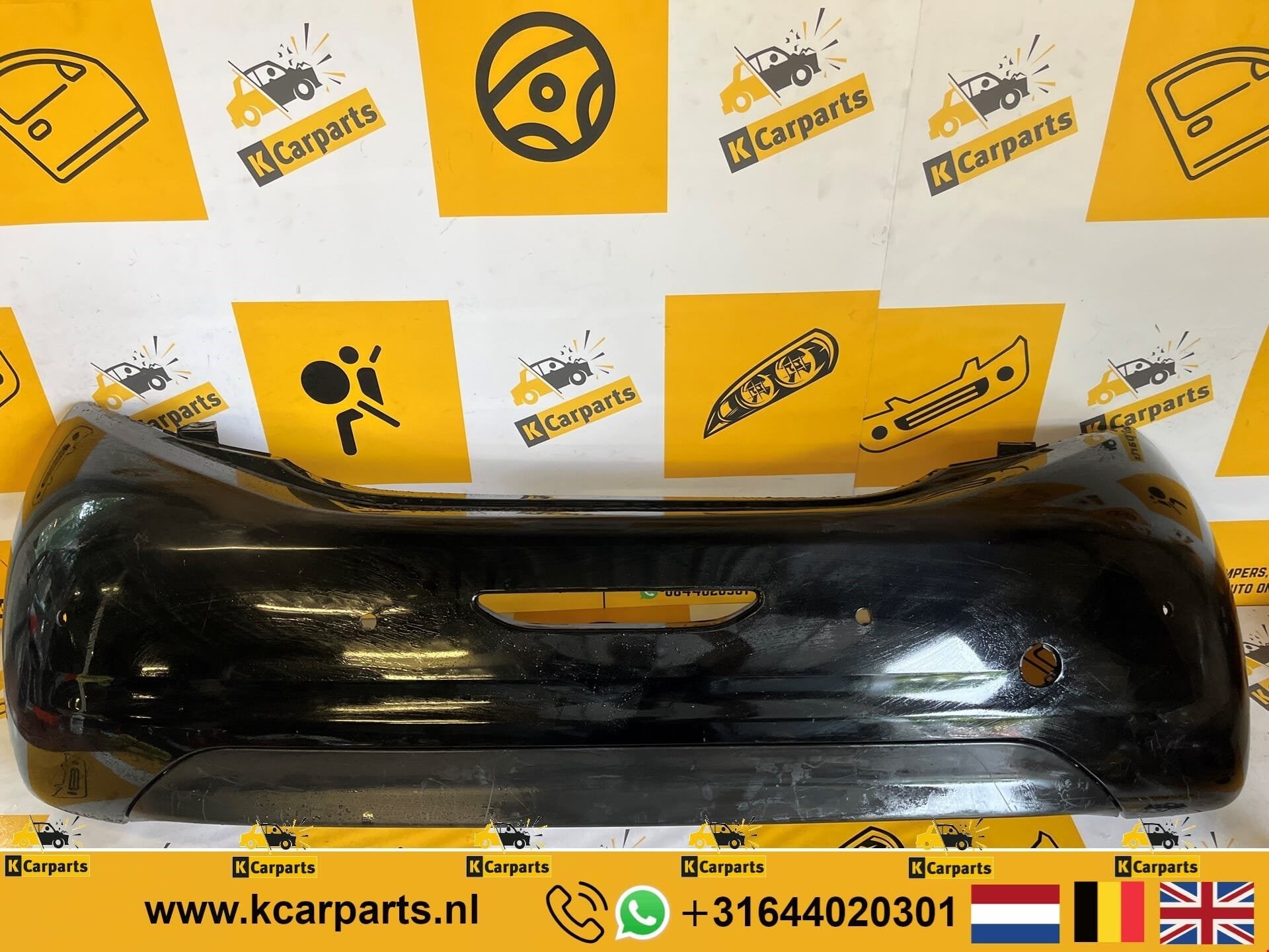 Achterbumper Peugeot 208 4XPDC 2012-2019 origineel bumper, Info@fabrikant.eu, Fabrikantstraat 1
1000 AA  Amsterdam, NL, Achter