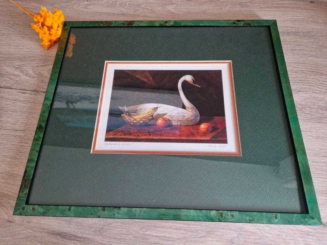 Reproductie Annie R Fisk September Swan, Ophalen of Verzenden