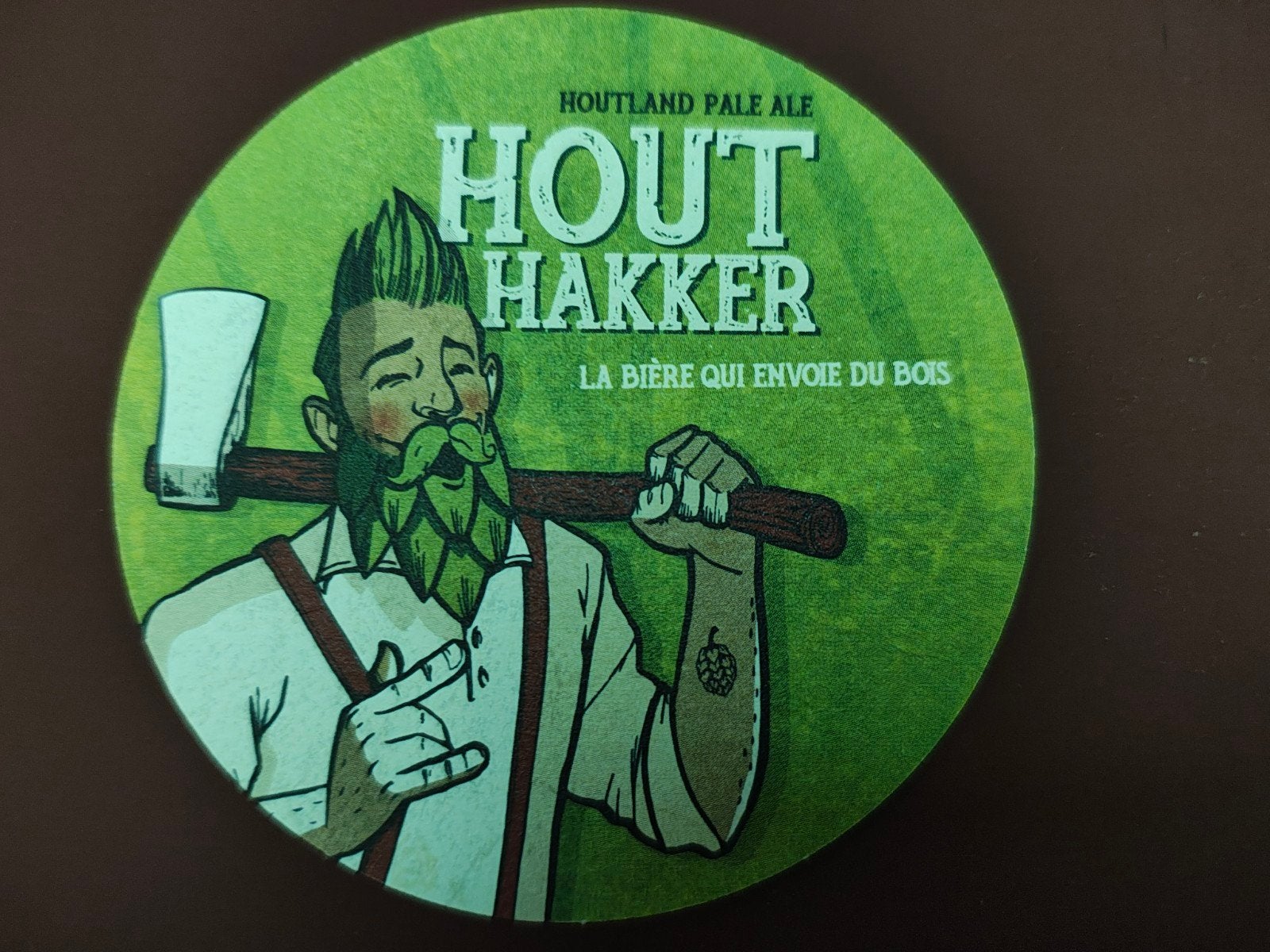 Bierviltje : HOUThakker, Verzamelen, Ophalen of Verzenden