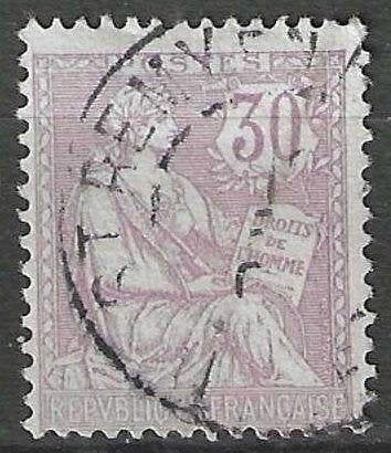 Frankrijk 1902 - Yvert 128 - Type Mouchon - 30 c.  (ST), Verzenden, Gestempeld