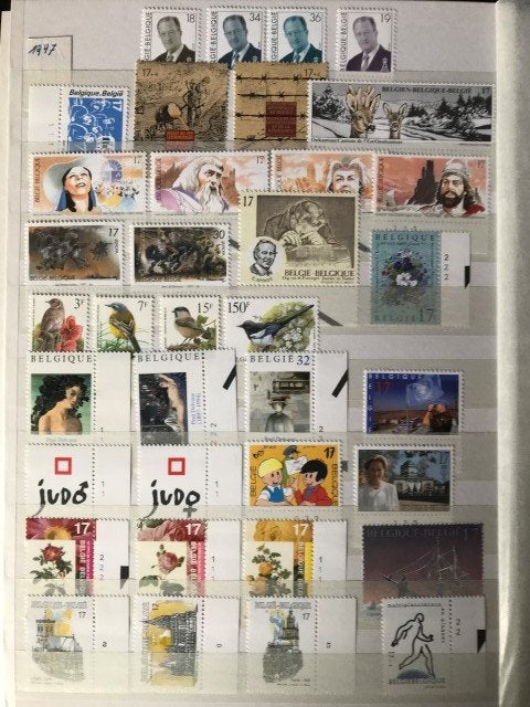 België 1997 Complete jaargang postzegels postfris, Postzegels en Munten, Postzegels | Europa | België, Orginele gom, Ophalen of Verzenden