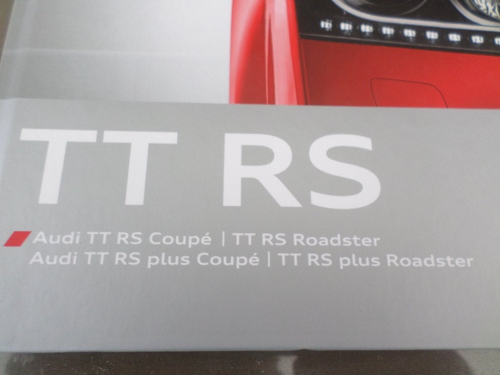 Cahier Audi TT-RS TT RS, Enlèvement ou Envoi, Audi