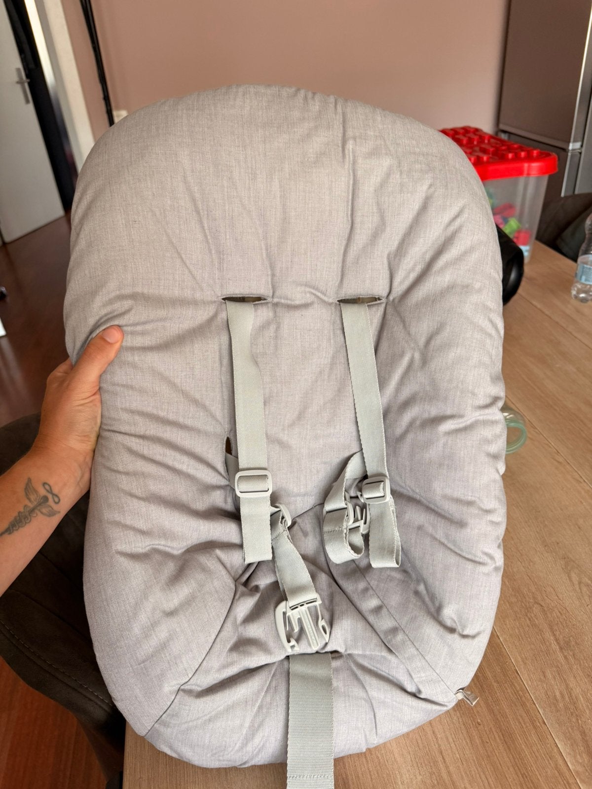Stokke trip trap newborn set incl hoes van ukje, Kinderen en Baby's, Ophalen, Zo goed als nieuw