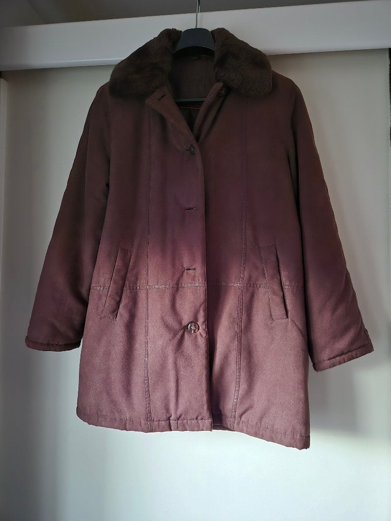 dames winterjas maat 40, Enlèvement ou Envoi, Comme neuf, Taille 38/40 (M), Brun