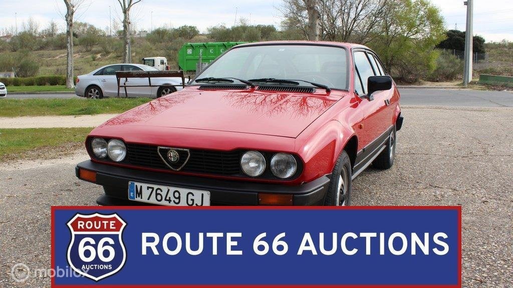 Alfa Romeo GTV 2.0 | Route 66 Auctions, Zwart, Bedrijf, Handgeschakeld, Overige carrosserie