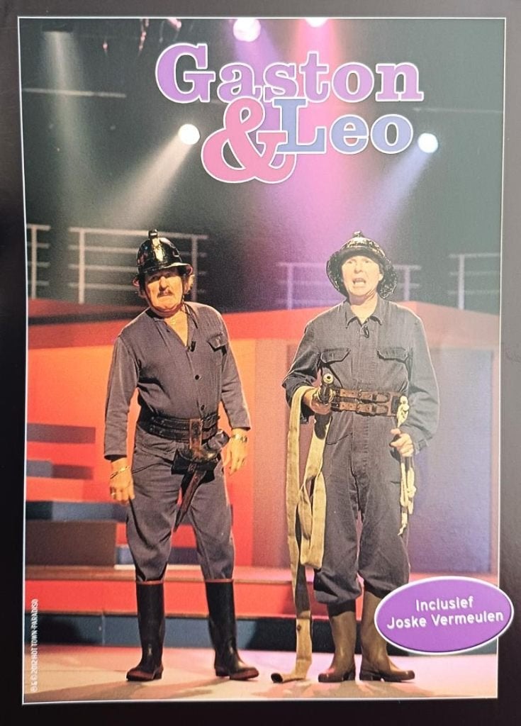 dvd GASTON & LEO  DE BESTE VLAAMSE HUMOR, Cd's en Dvd's, Ophalen of Verzenden, Zo goed als nieuw