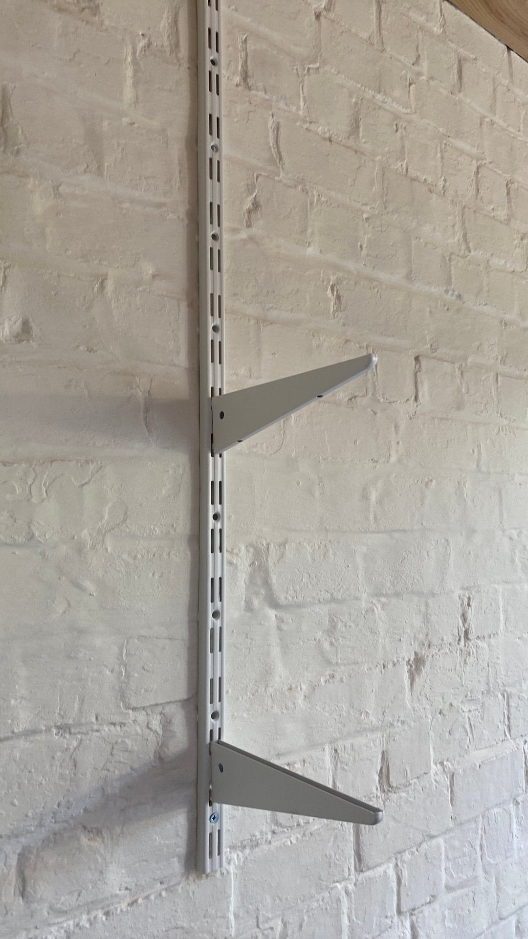 1 F-Rail (dubbel) RAL9003 Wit 150cm, Ophalen, Nieuw