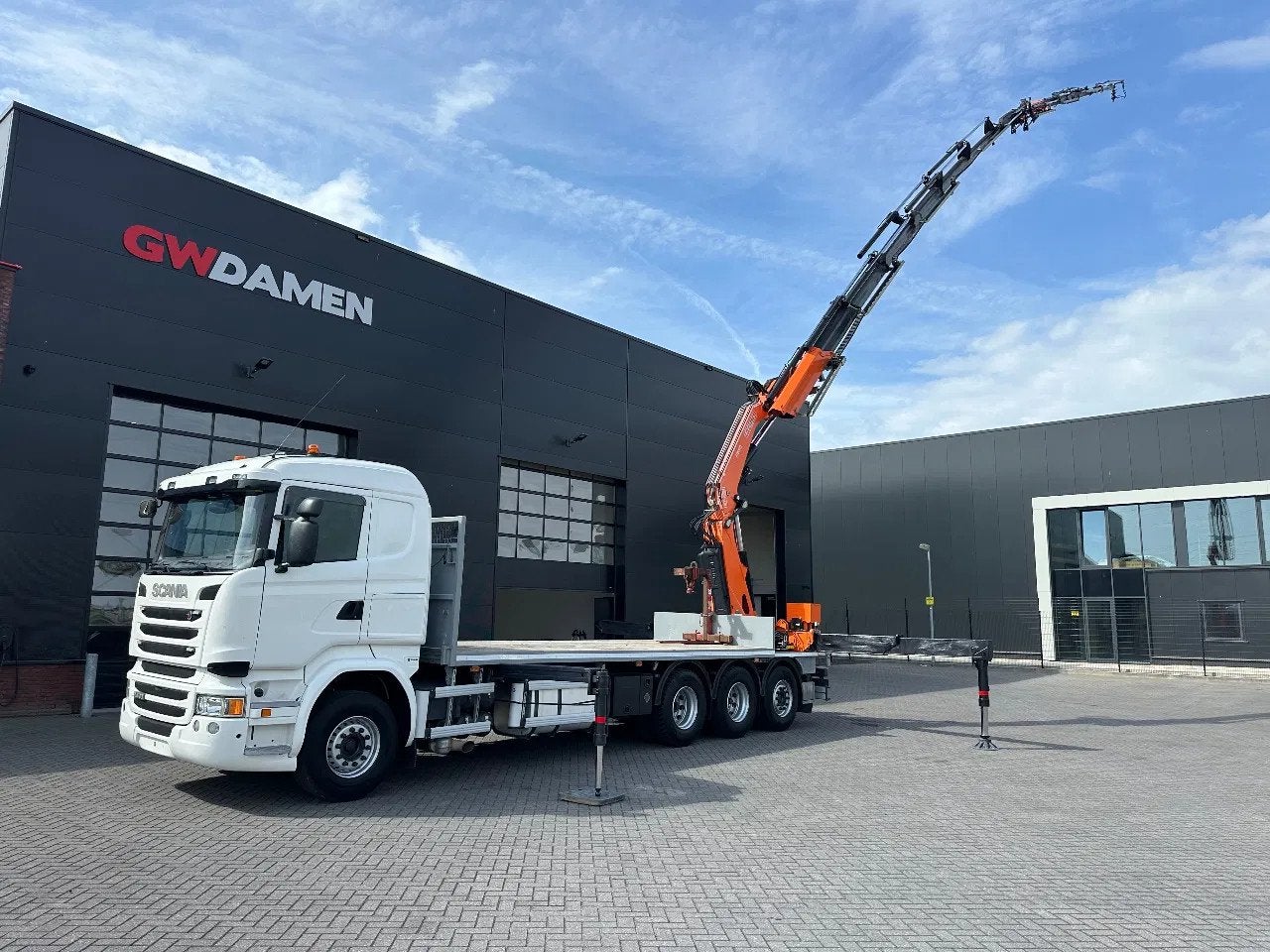 Scania R490 8x4 Tridem Fassi F660 + Fly Jib Euro 6, Autos, Camions, Euro 6, Scania, Attache-remorque, Diesel