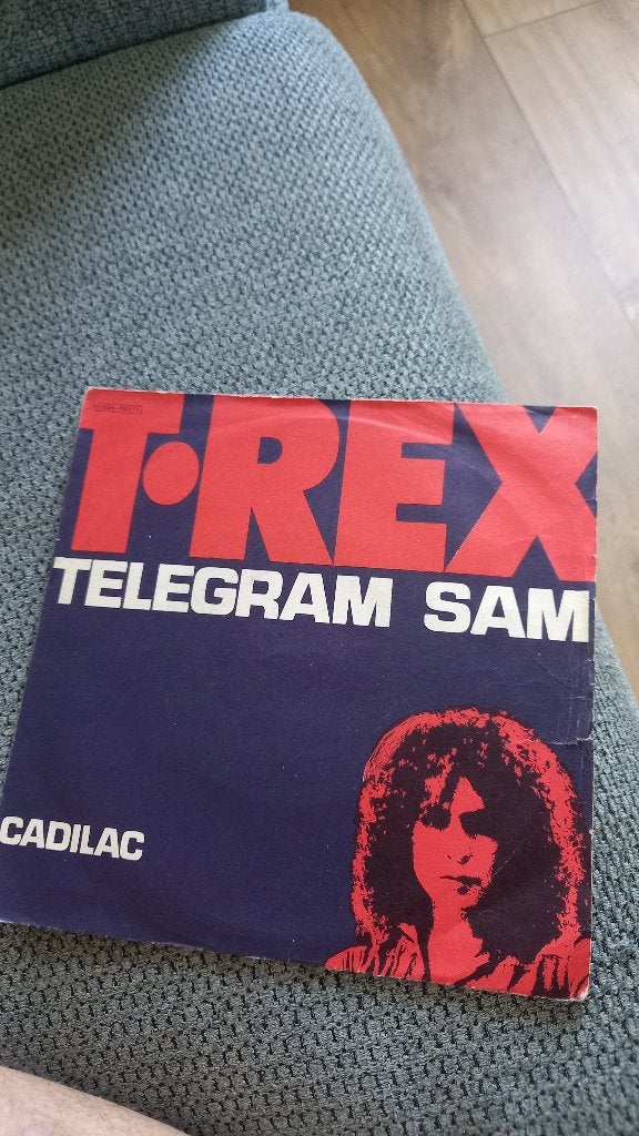 vinyl (45T) T rex "telegram sam", Enlèvement, 1960 - 1969, Comme neuf