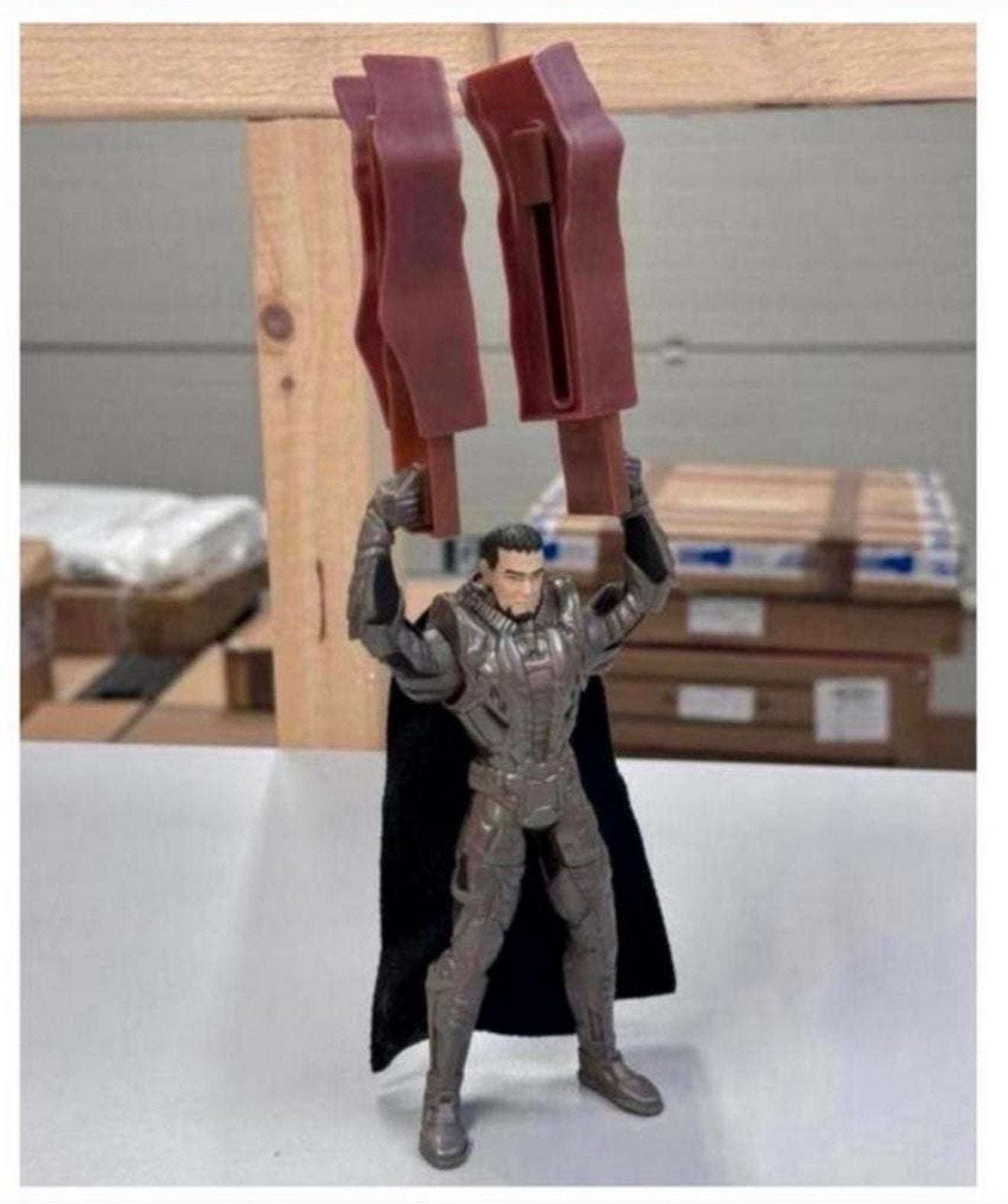 DC Comics Superman Man of Steel Power Attack Deluxe ZOD 6”, Enlèvement ou Envoi, Comme neuf