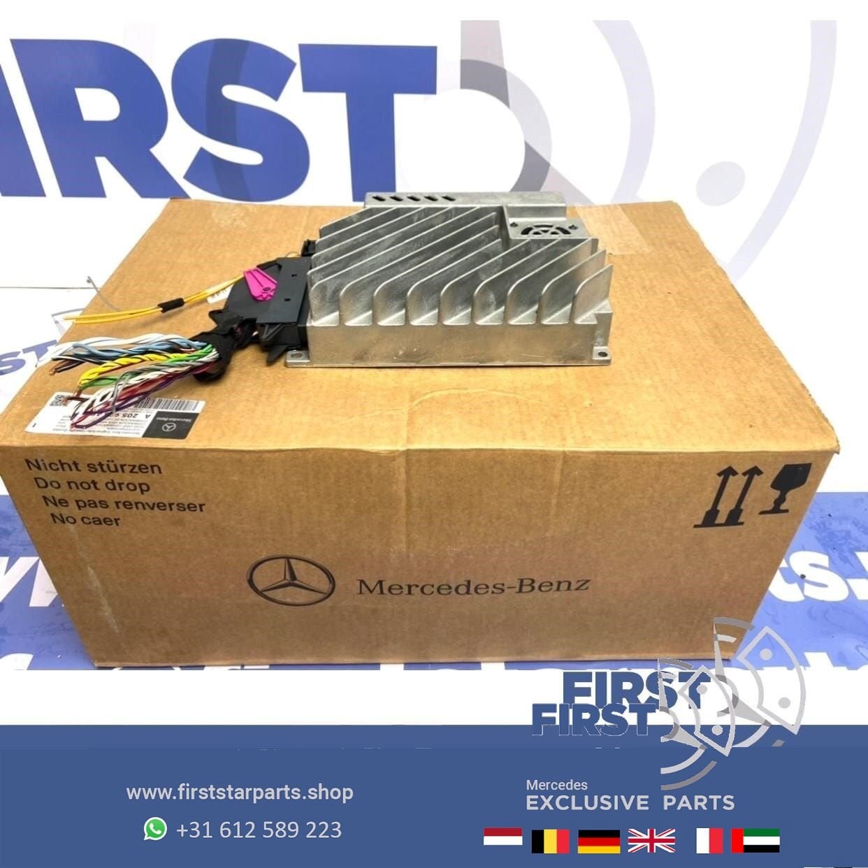 A1669006710 ML63 GL63 SL63 AMG HARMAN BECKER VERSTERKER Merc, Auto diversen, Autoradio's, Ophalen of Verzenden, -, -, -