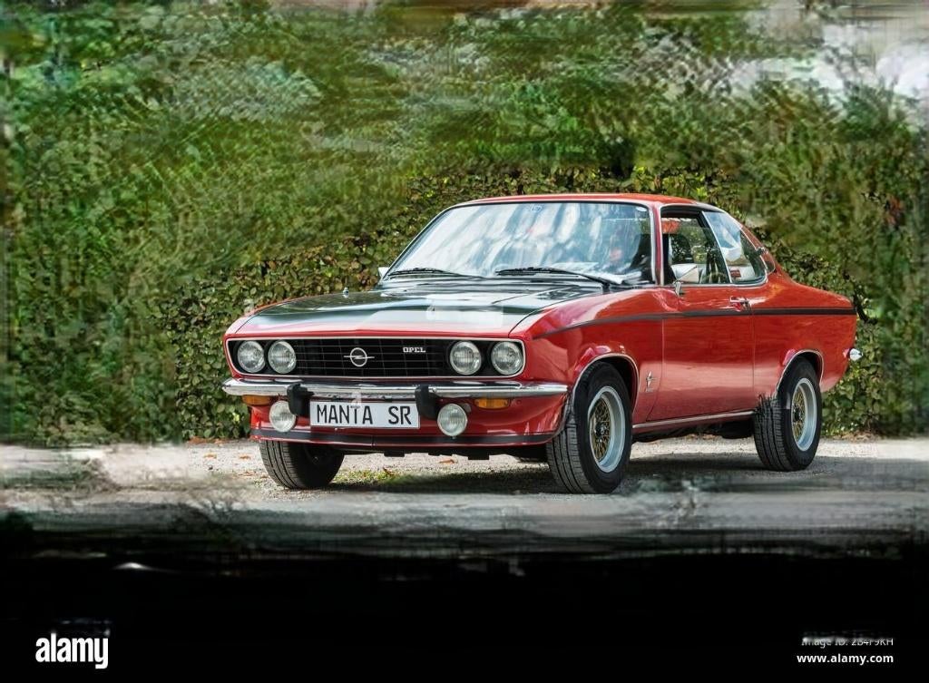 Opel Manta A 1.9 SR 1971 jeu de documents, Enlèvement ou Envoi, Utilisé, Opel
