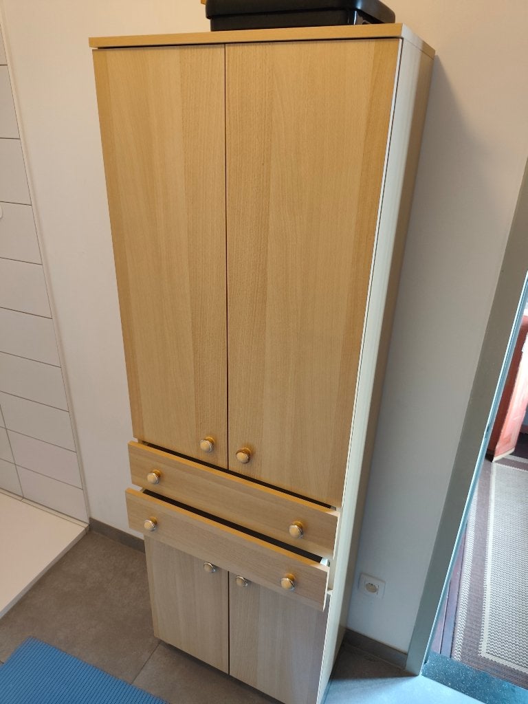 armoire en bois/armoire de salle de bain, 25 à 50 cm, Armoire (mi-)haute, Utilisé, 50 à 100 cm