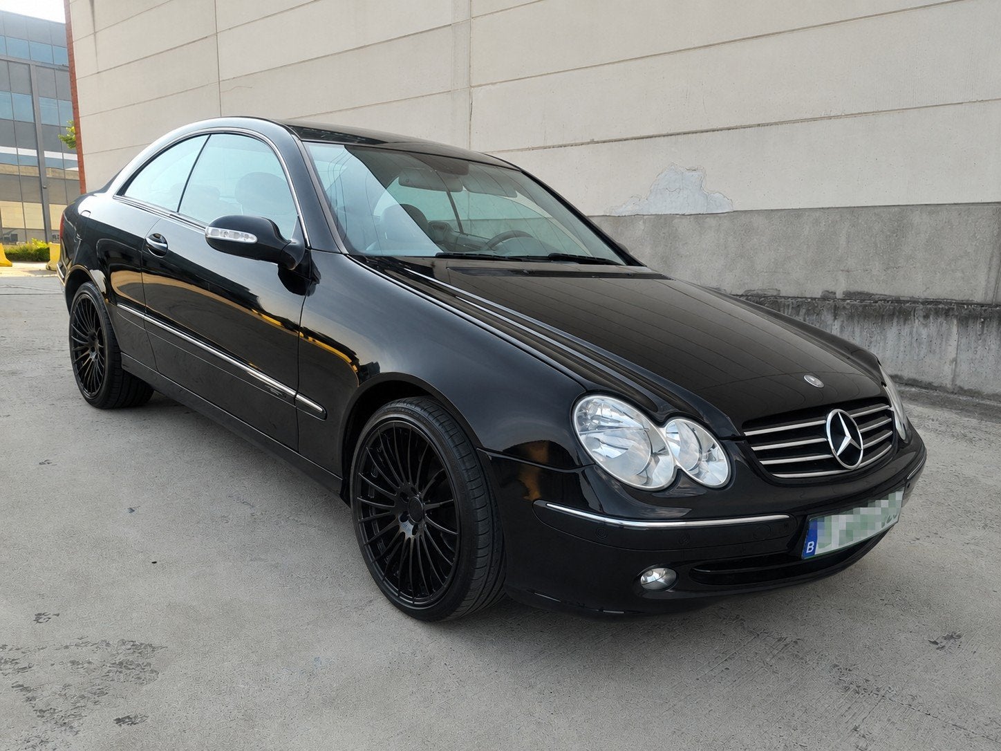 Mercedes-Benz Clk 240 Avantgarde, Auto's, Automaat, Blauw, Leder, Bedrijf