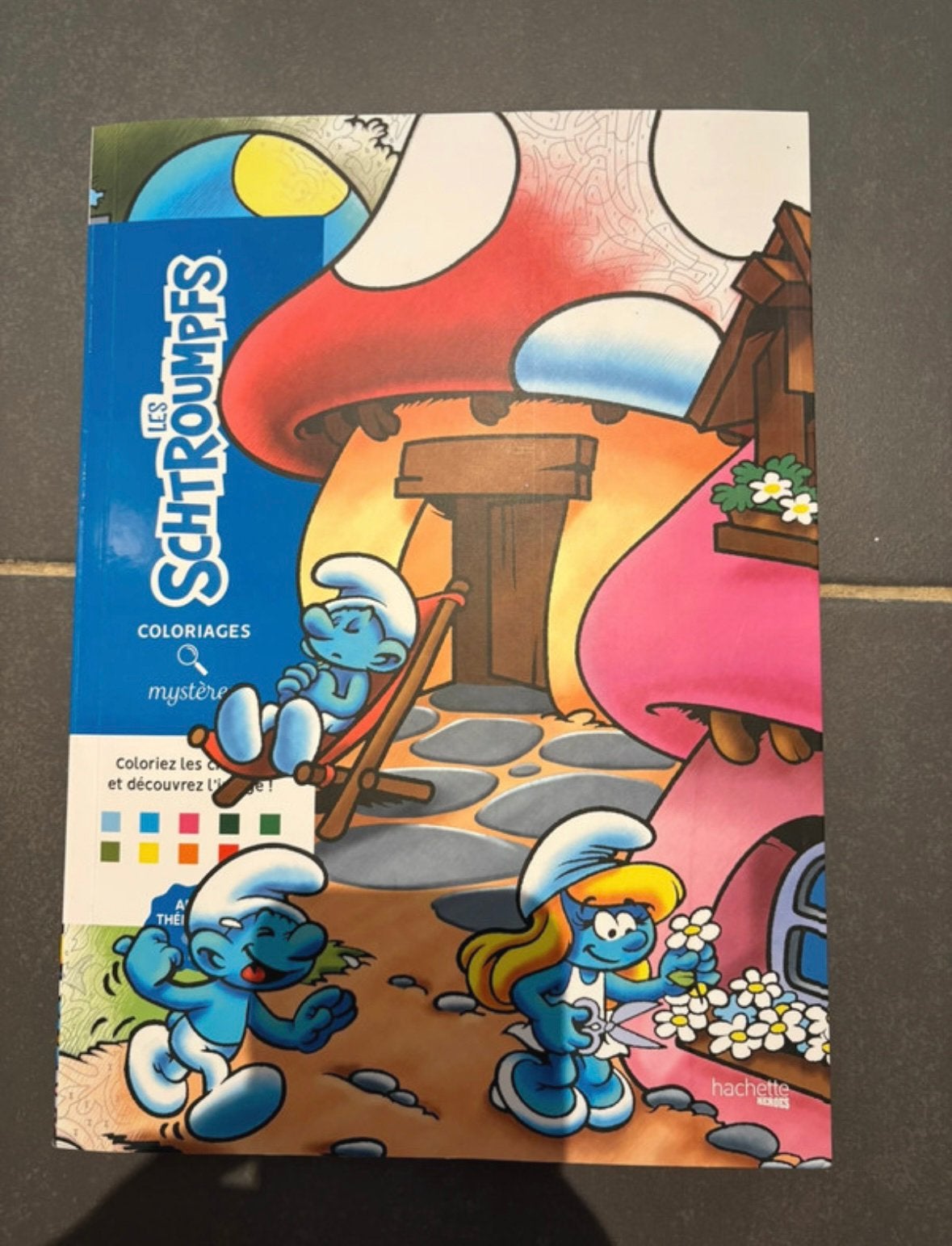Smurfen kleuren op nummer, Ophalen, Gebruikt