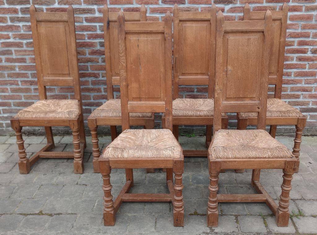 Chaises en chêne massif, Ophalen