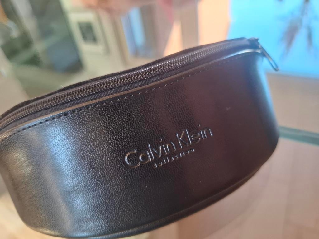 Calvin Klein zwarte brillenkoker, Overige merken, Zwart, Nieuw, Ophalen of Verzenden