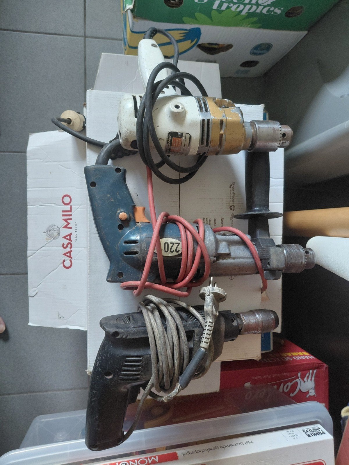 3 boormachines in werkende staat, Doe-het-zelf en Bouw, Gereedschap | Boormachines, Ophalen