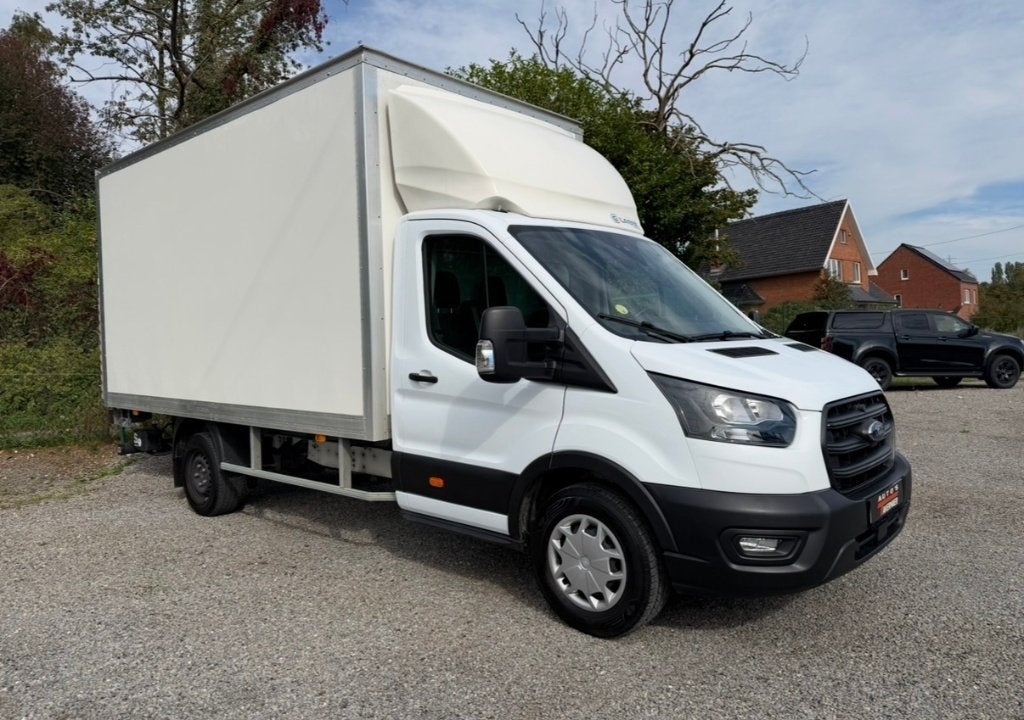Ford Transit 2.0 // Meubelbak // Laadbrug // Cruise Control, Auto's, Stof, 1995 cc, USB, Wit