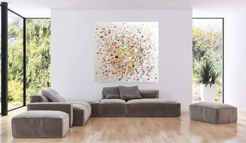 L'amour est une fleur, profitez-en ️, Enlèvement, Peinture