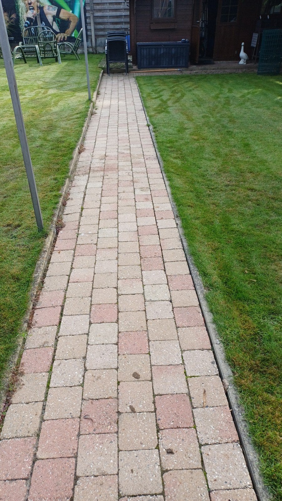 terrasblokjes, Ophalen