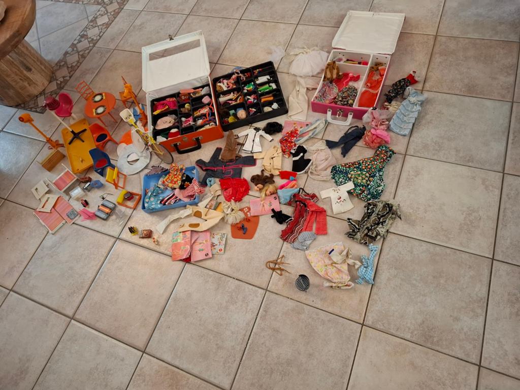 Vintage Barbie jaren 70. Grote set accessoires., Ophalen of Verzenden