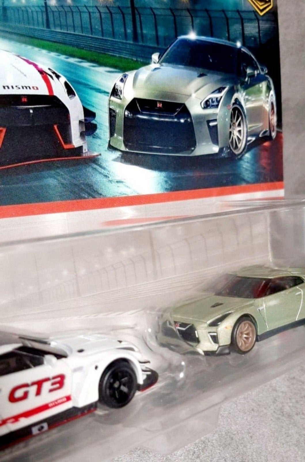 Hotwheels Premium/Nissan GT-R Nismo GT3 & Nissan GT-R (R35), Ophalen of Verzenden, Nieuw, Auto