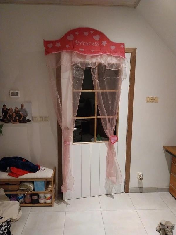 Prinsessen lamellen voor kamerdeur, Huis en Inrichting, Stoffering | Gordijnen en Lamellen, Gebruikt, Overige kleuren, 200 cm of meer