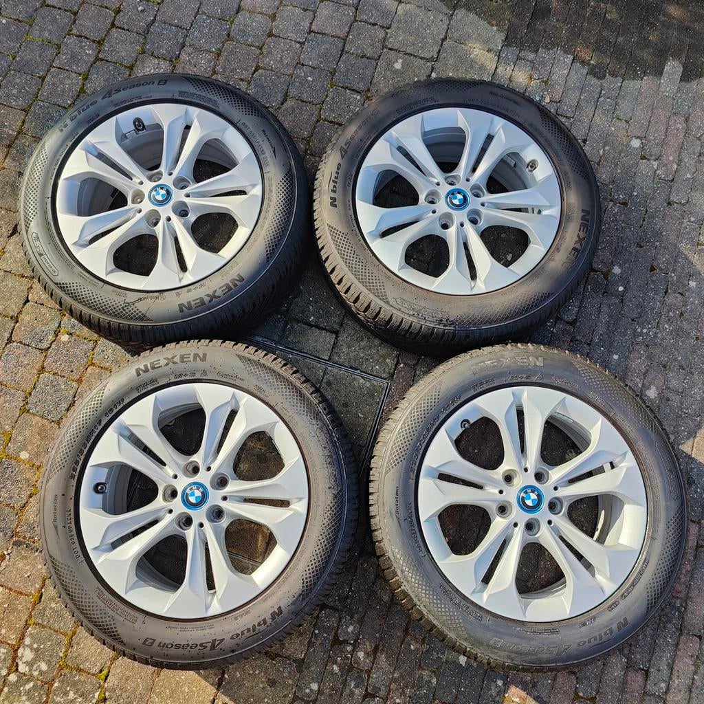 BMW 17" velgen met Nexen 4-season banden 225/55 R17, Ophalen, 17 inch, Band(en)