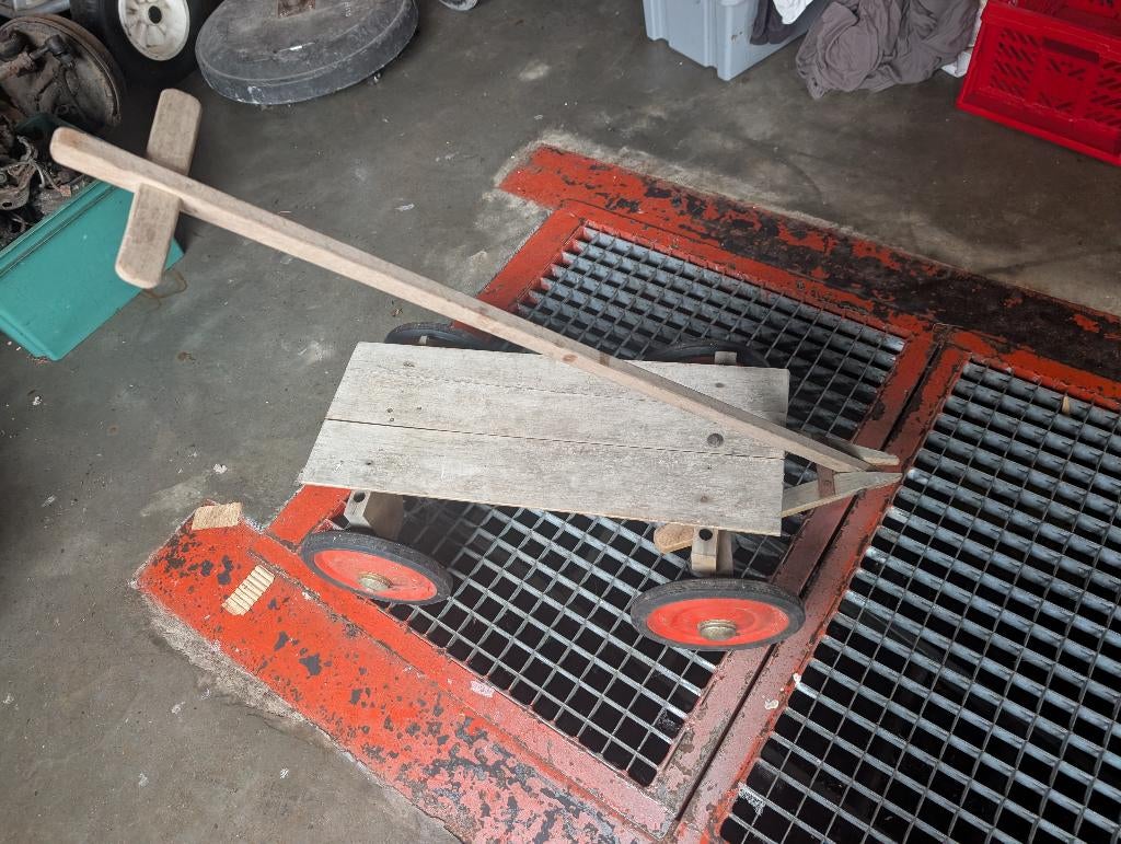 Karretje in hout, Diversen, Ophalen, Gebruikt