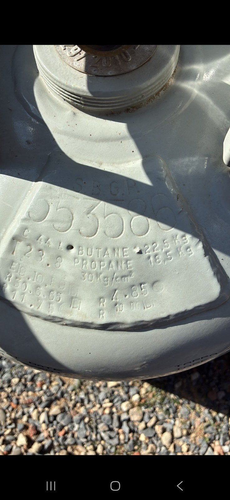 À vendre : bouteille de gaz butane pleine 22,5 kg — 50€, Enlèvement ou Envoi