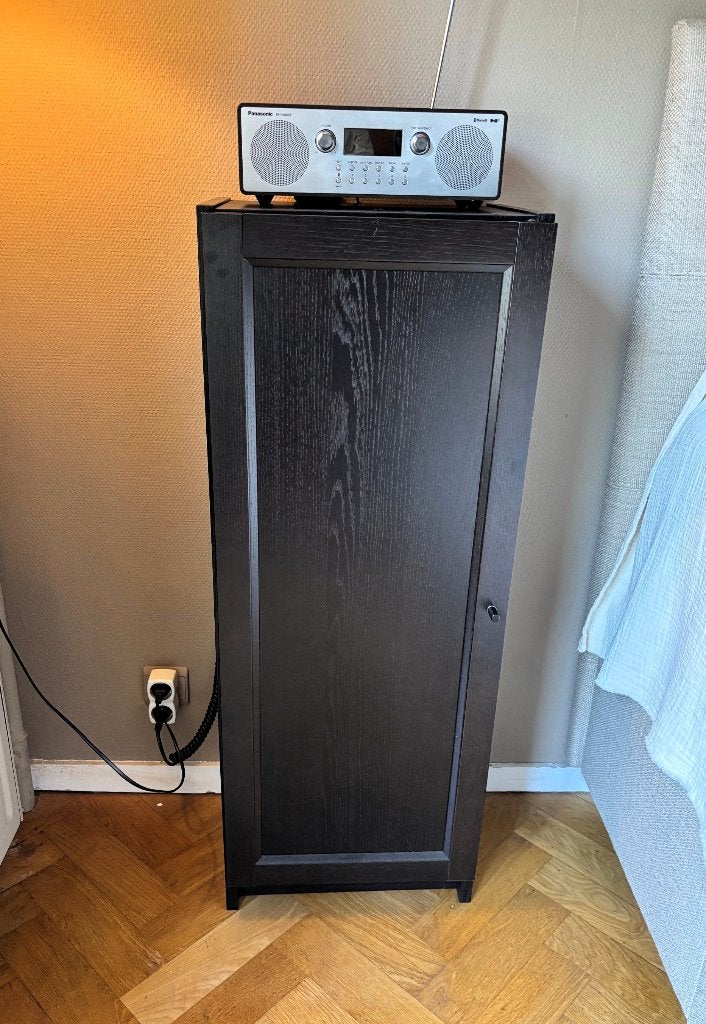 Petite armoire IKEA Billy brun-noir - Très bon état, Enlèvement, Comme neuf